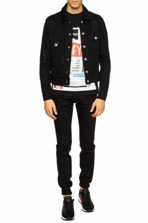 Denim jacket with holes, zdjęcie 2 Denim jacket with holes od Versace Versus